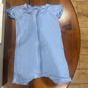 LITTLE SLEEPIES SHORTIES: Solid Baby Blue (Size 18-24 months)